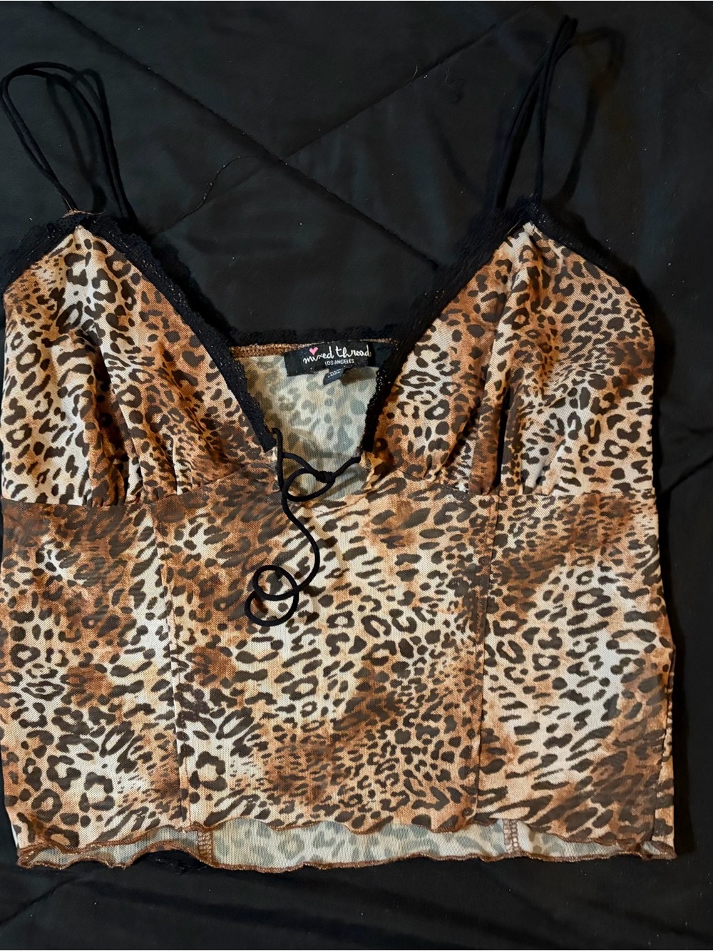 wild fable Leopard Print Cami in Brown and Black